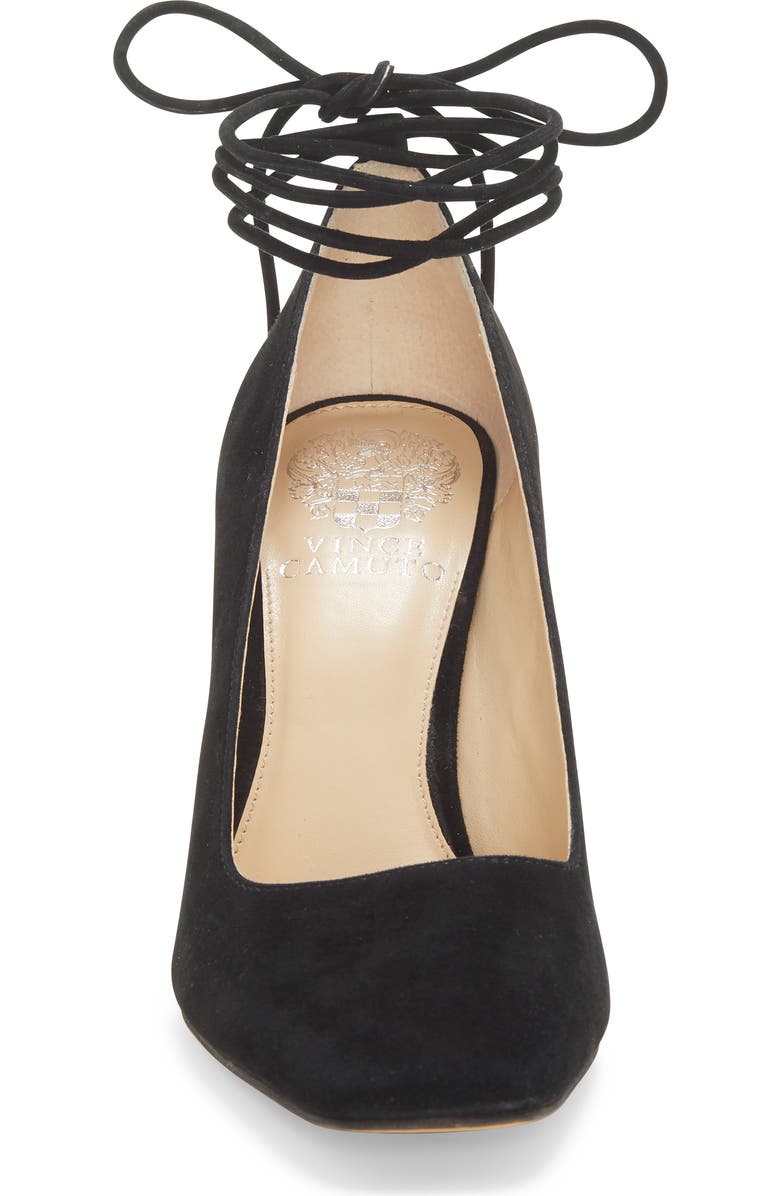 Vince Camuto Damell Lace-Up Square Toe Pump, Alternate, color,