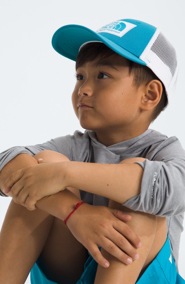 The North Face Kids' Mudder Trucker Hat, Alternate, color, Meridian Blue