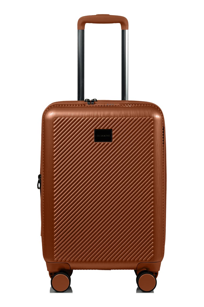 Iconic II Carry-On Hardside Suitcase, Main, color, ROSE GOLD