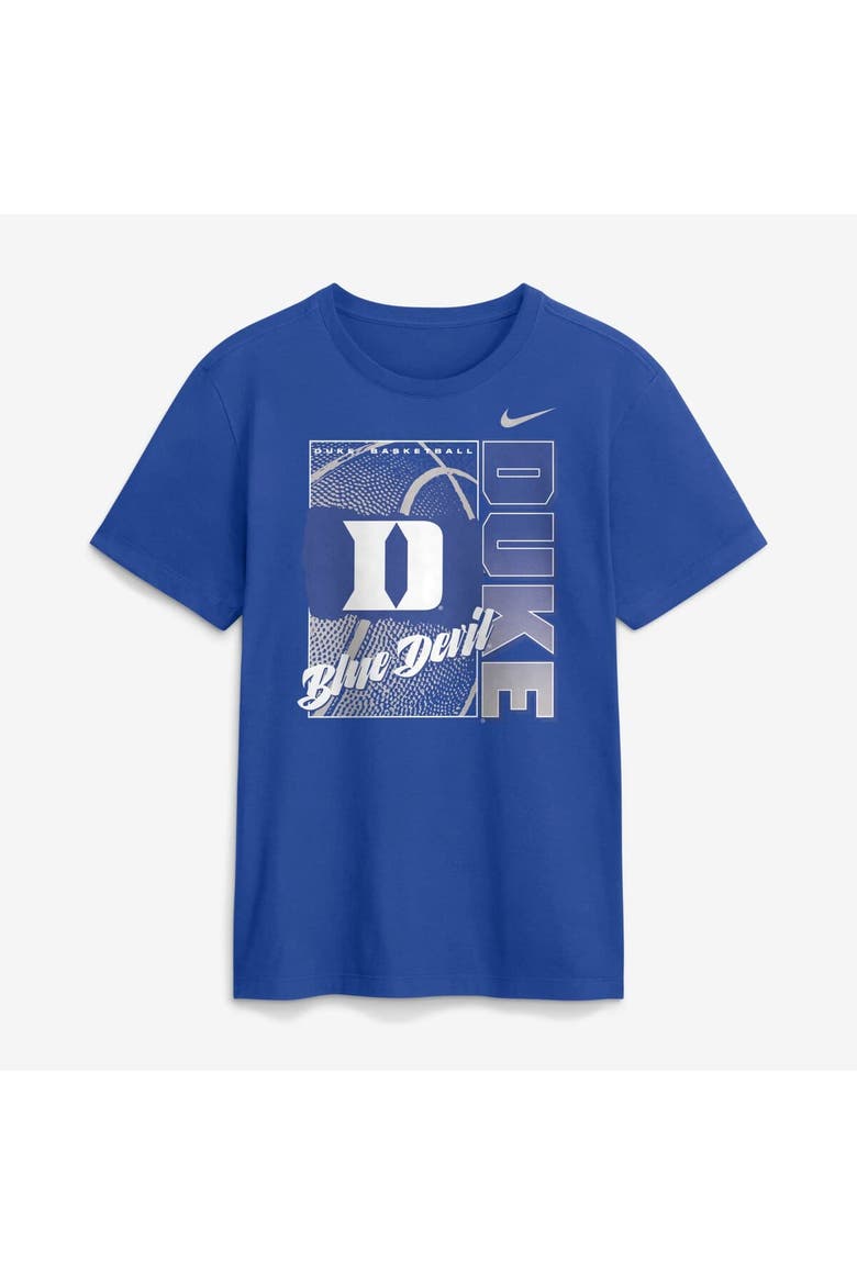 Men's Nike Royal Duke Blue Devils Basketball Refresh T-Shirt, Main, color, Royal