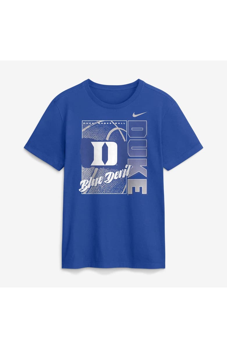 Nike Men's Nike Royal Duke Blue Devils Basketball Refresh T-Shirt, Main, color, Royal