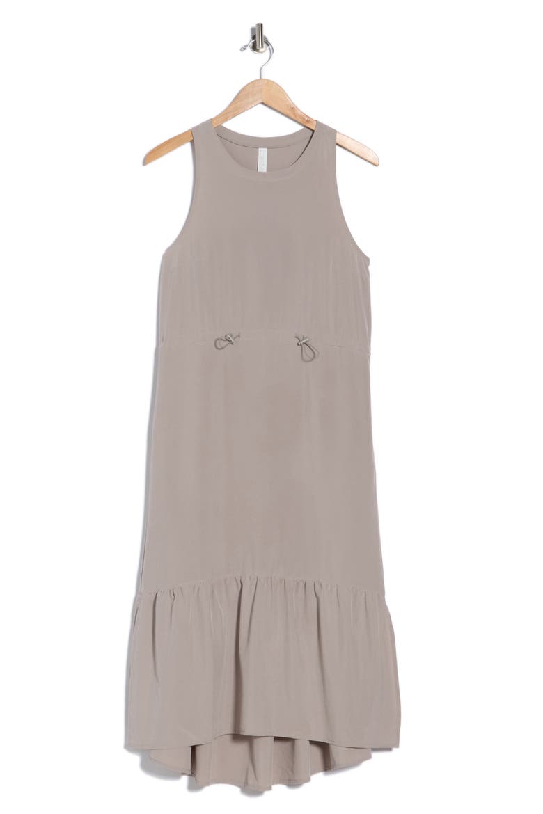 Pursuit Tiered Midi Dress, Alternate, color, GREY EARL