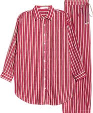 Chan Luu Oversize Shirt & Pants Cotton Pajamas