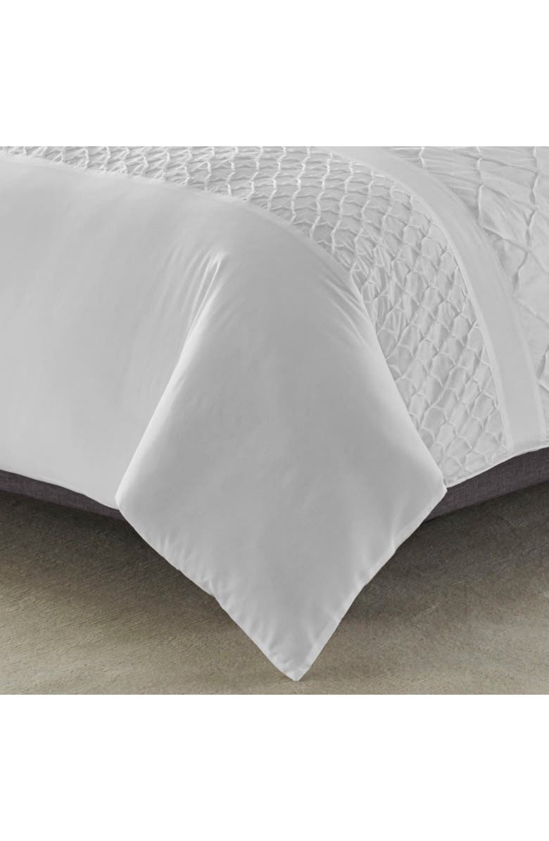 STONE COTTAGE Mosaic 180 Thread Count Duvet & Sham Set, Alternate, color, White