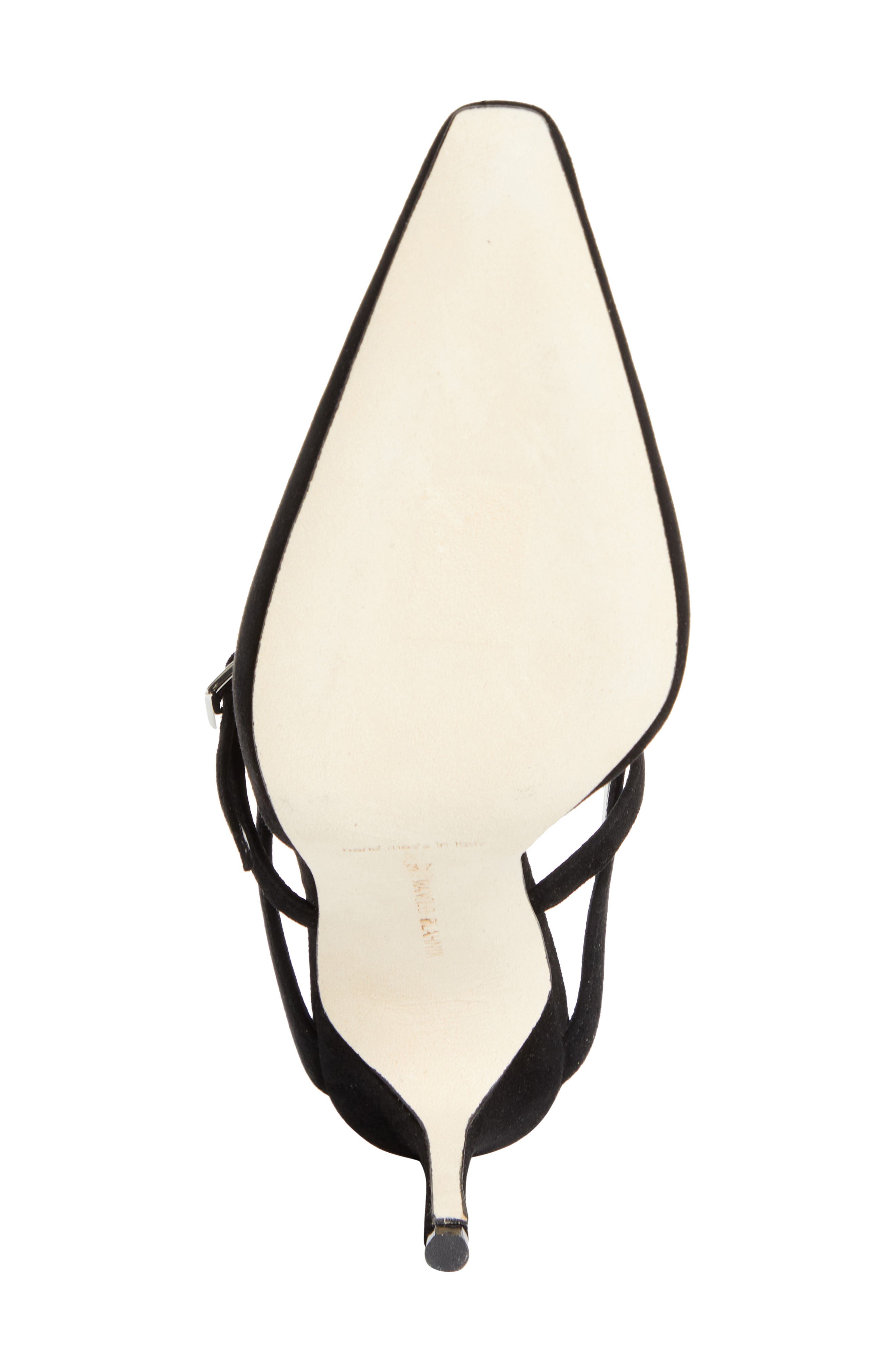 Manolo Blahnik Okos Pointed Toe Pump, Alternate, color, Black