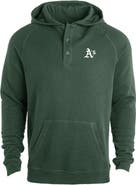 DUNBROOKE Men's Dunbrooke Green Athletics Montana Raglan Pullover Hoodie