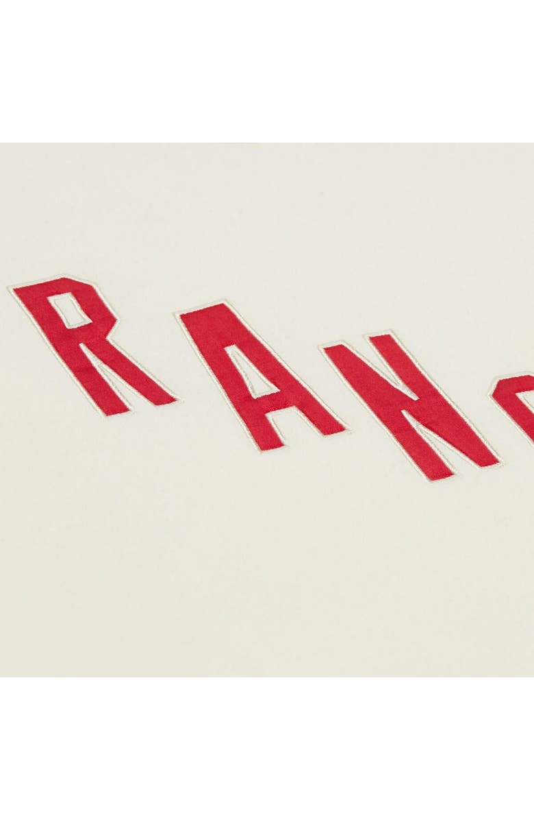 Mitchell & Ness Men's  Cream/Blue New York Rangers Centennial Homecoming Fleece Sweatshirt, Alternate, color, Cream