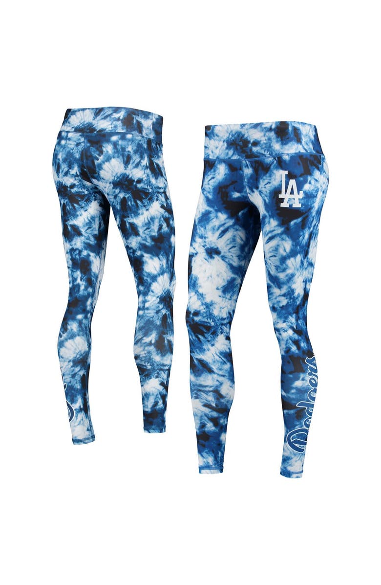 FOCO Women's FOCO Royal Los Angeles Dodgers Tie-Dye Leggings, Main, color, Royal