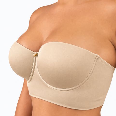 X Yahaira Strapless Longline Balconette Bra With Detachable Straps