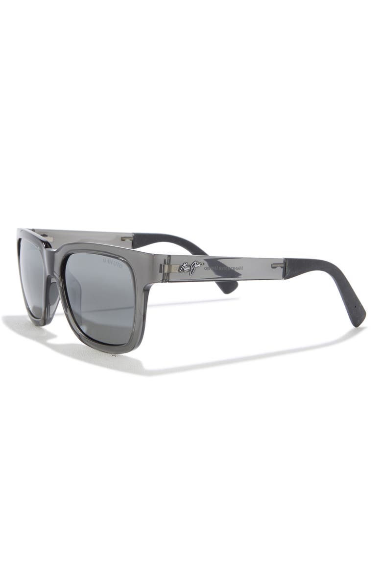 Maui Jim 54mm Core Square Polarized Sunglasses, Alternate, color, Grey Grey Grey
