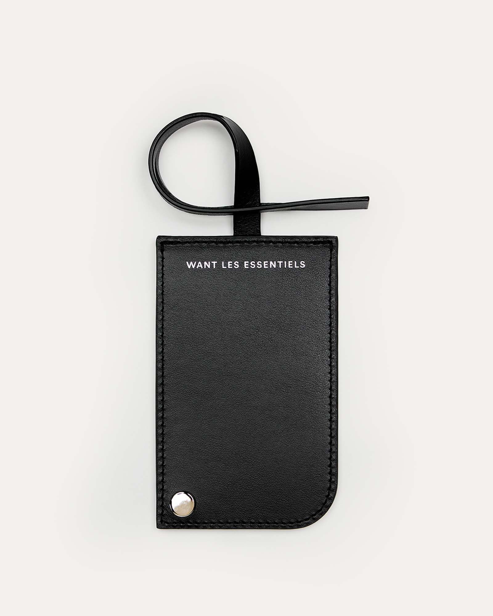 Want Les Essentiels Arch Smooth Leather Luggage Tag, Main, color, 