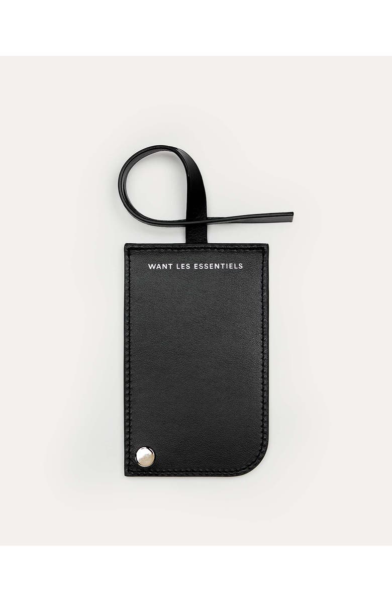 Want Les Essentiels Arch Smooth Leather Luggage Tag, Main, color,
