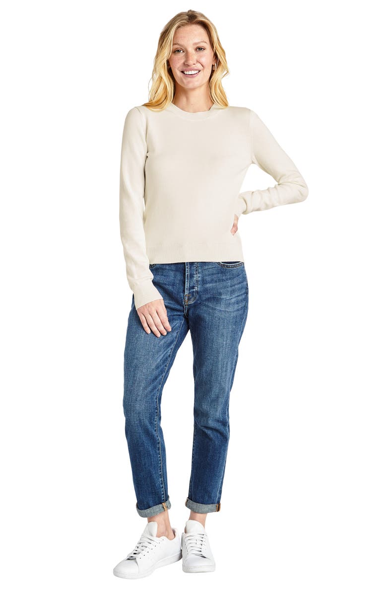 Splendid James Cotton & Silk Blend Sweater, Alternate, color,