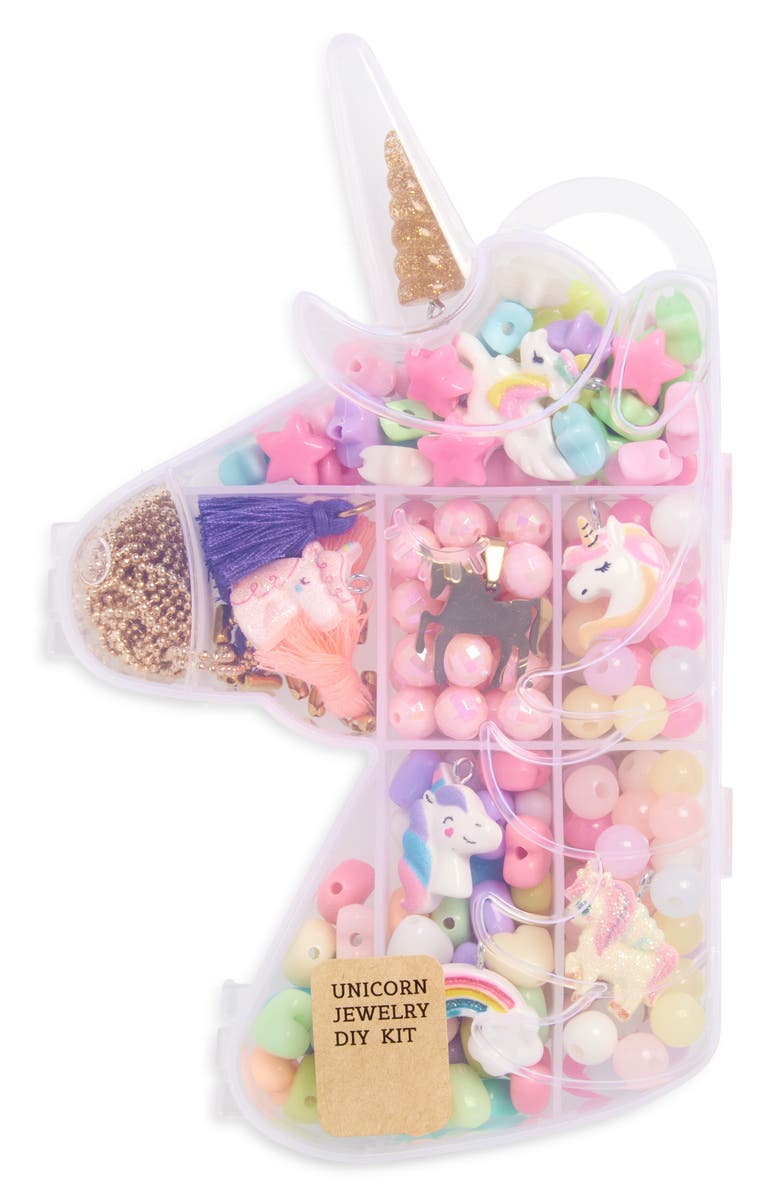 BOTTLEBLOND Kids' Unicorn Jewlery Kit, Main, color, Multi