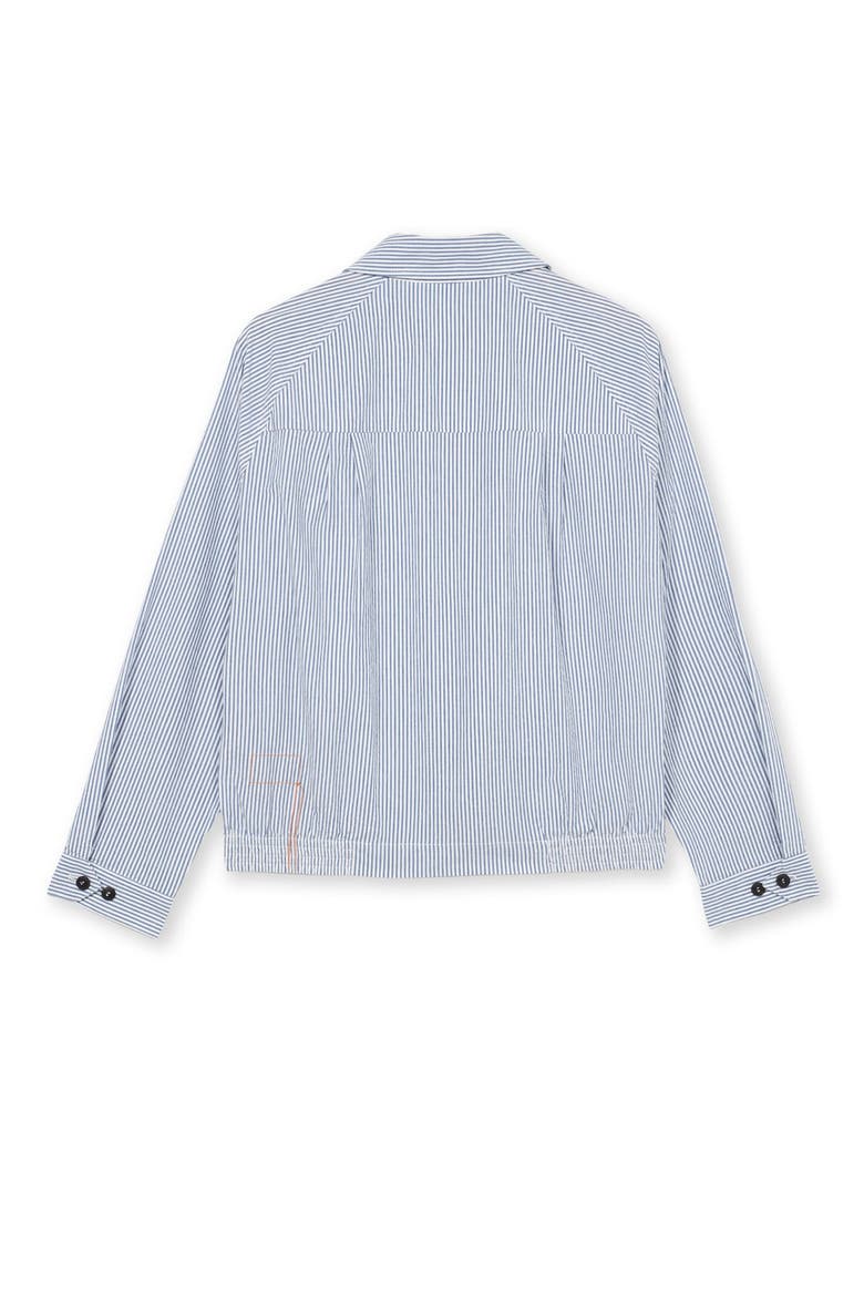Cotton Zip Jacket, Alternate, color, Blue