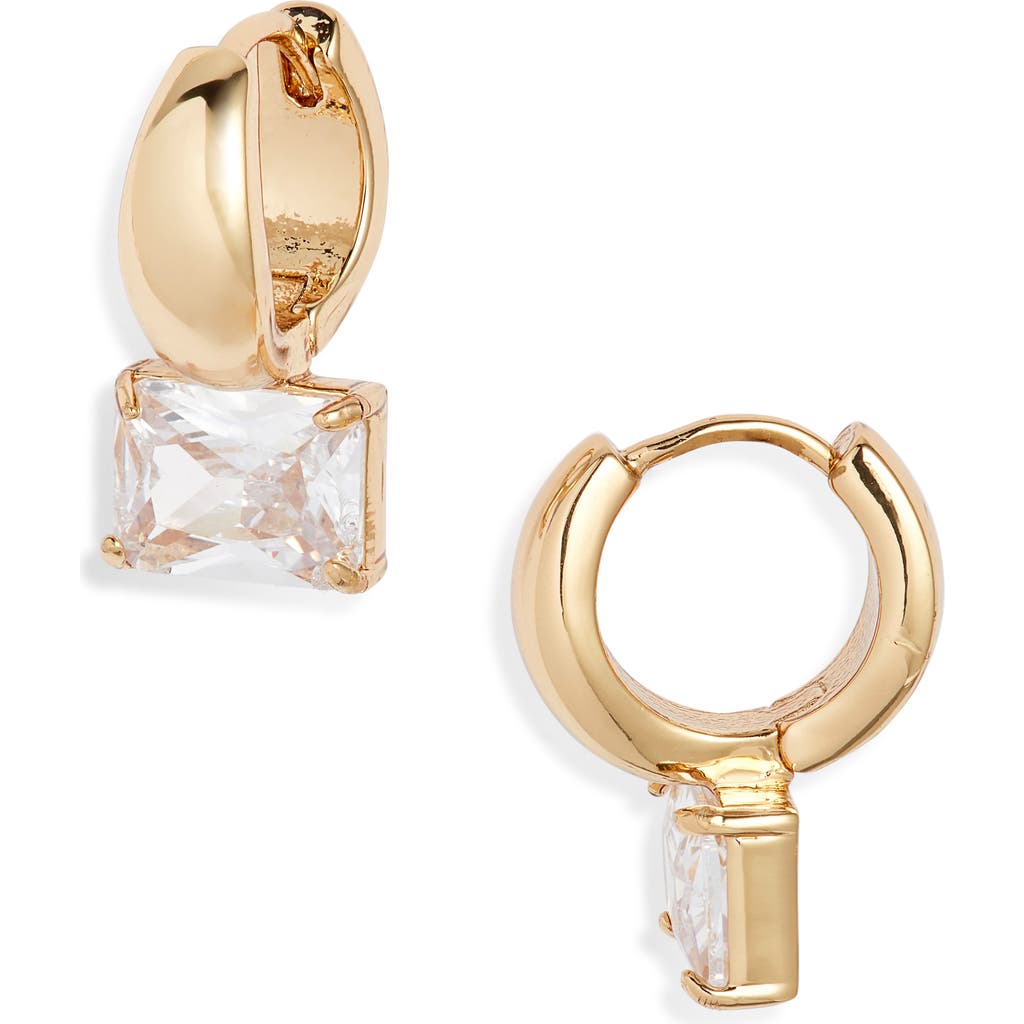 Nordstrom Cubic Zirconia Drop Huggie Earrings