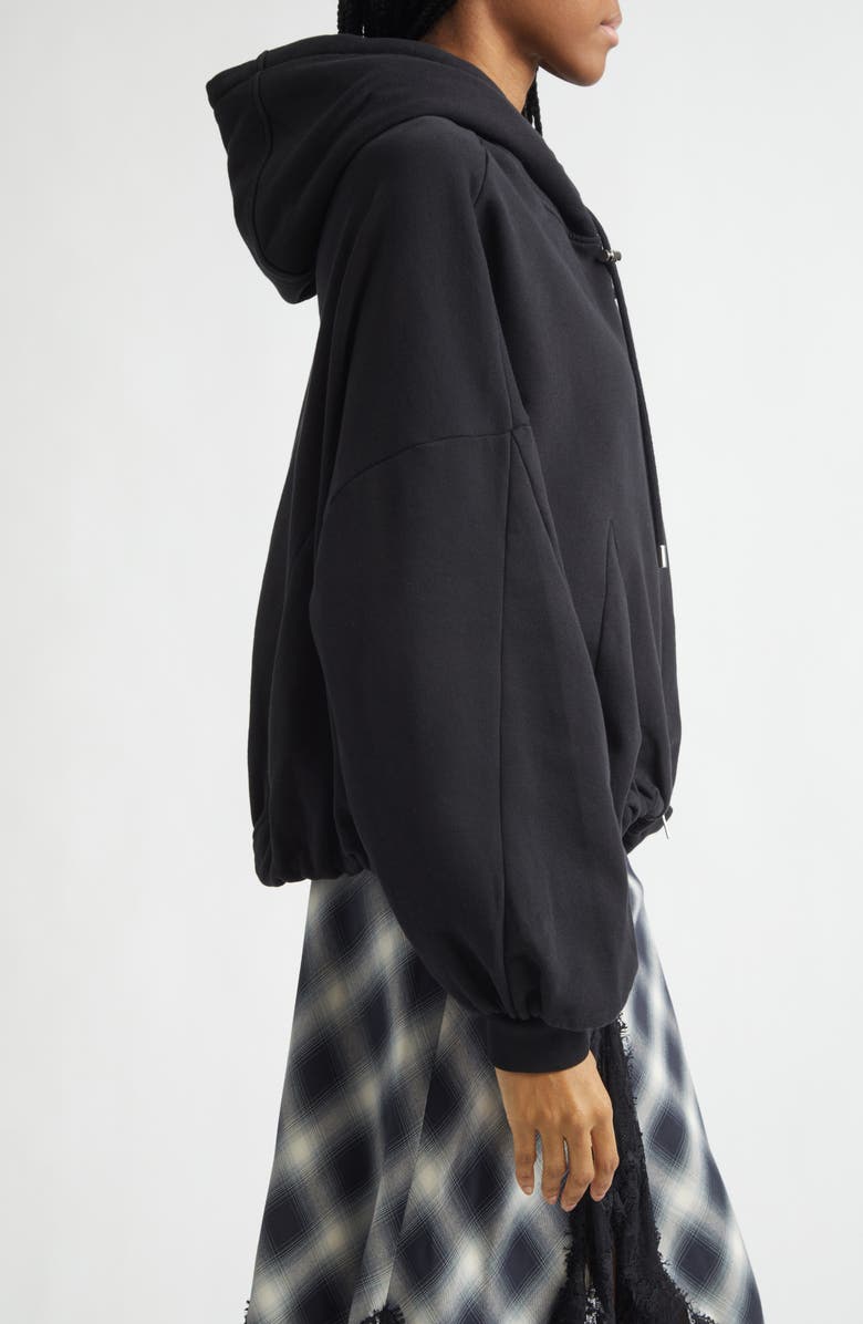 Collina Strada Fleece Zip-Up Hoodie, Alternate, color, Black