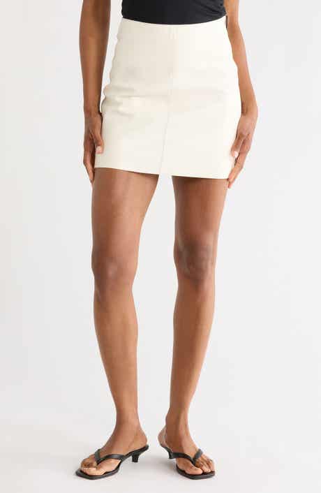 Leather Miniskirt