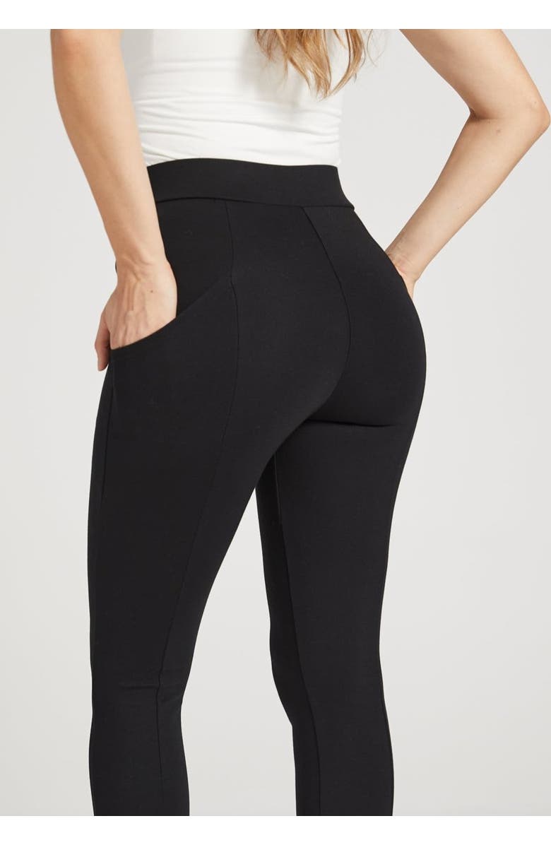 Betabrand Journey DPYP Dress Pant Yoga Pants | Skinny, Alternate, color, Black