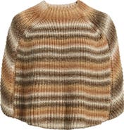 Wit & Wisdom High Round Neck Stripe Capelet