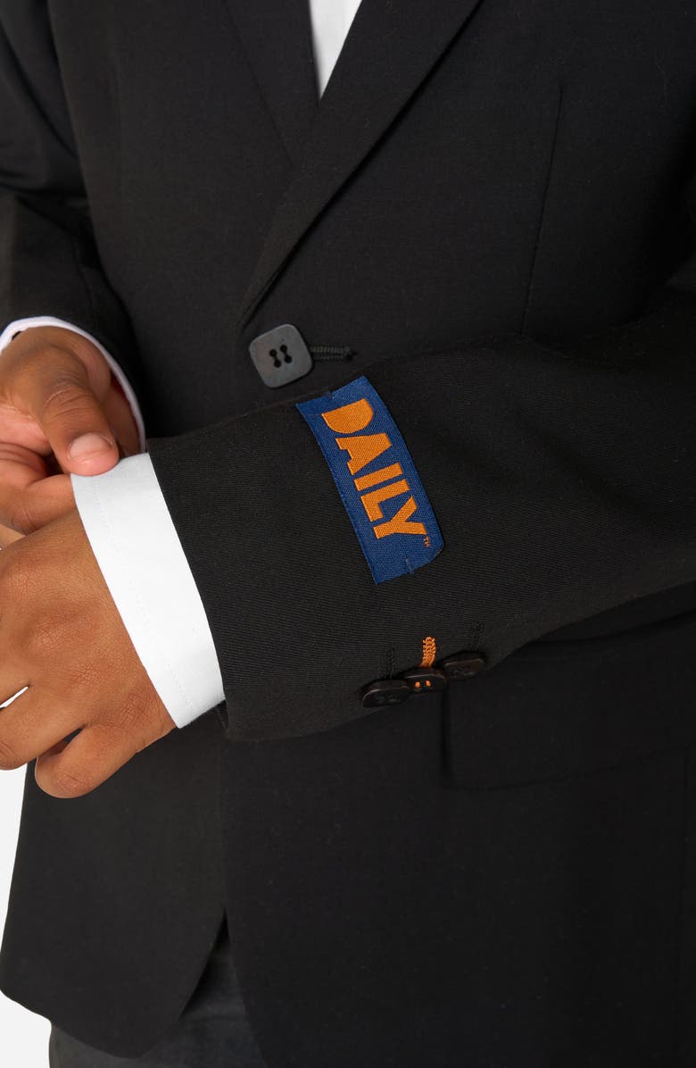 OppoSuits x Minecraft Kids' Daily Slim Fit Black Stretch Sport Coat, Alternate, color, Black