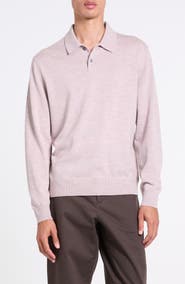 Theory Goris Cashmere Polo Sweater
