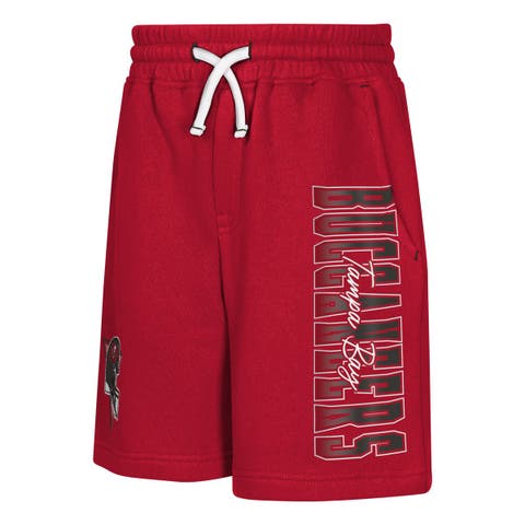 Youth Outerstuff  Red Tampa Bay Buccaneers Audible Fleece Shorts