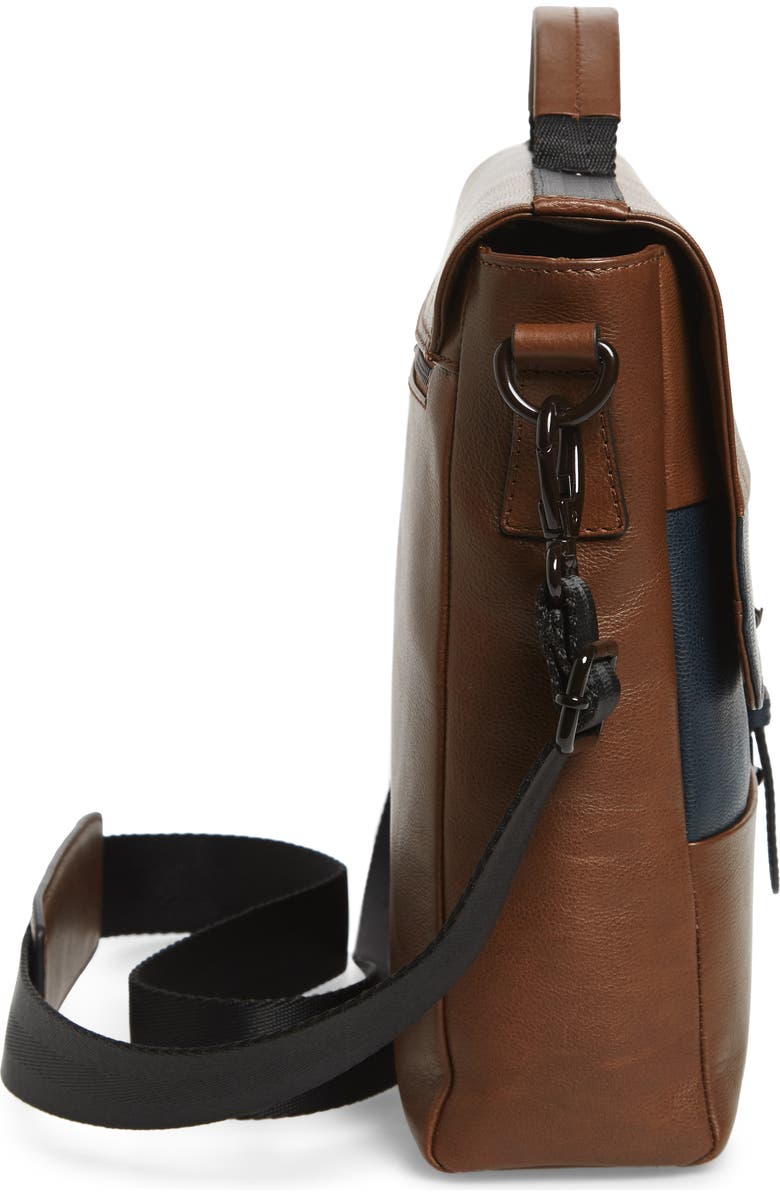 Ted Baker London Leather Briefcase, Alternate, color,