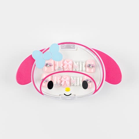 My Melody 3D Luxury Handmade Press-On Nails - 24-Piece Kit