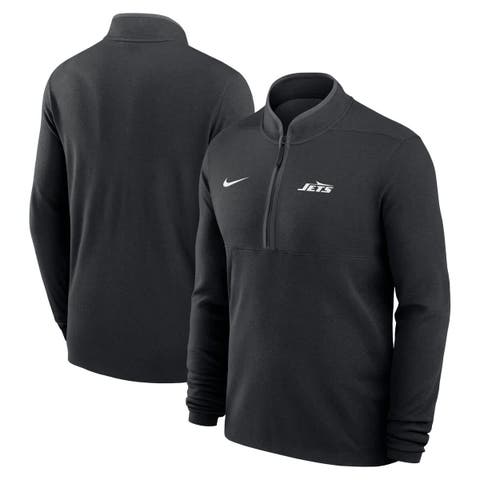 Men's Nike Black New York Jets Lightweight Victory Dri-FIT Half-Zip Pullover