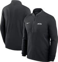 Nike Men's Nike Black New York Jets Lightweight Victory Dri-FIT Half-Zip Pullover