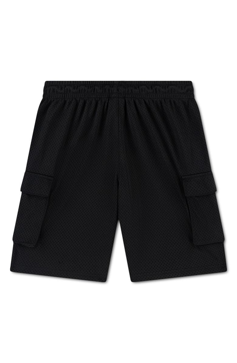 3 Brand Kids' Mesh Cargo Shorts, Alternate, color, Black