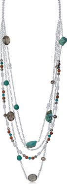 JARDIN Multi Strand Chain Necklace