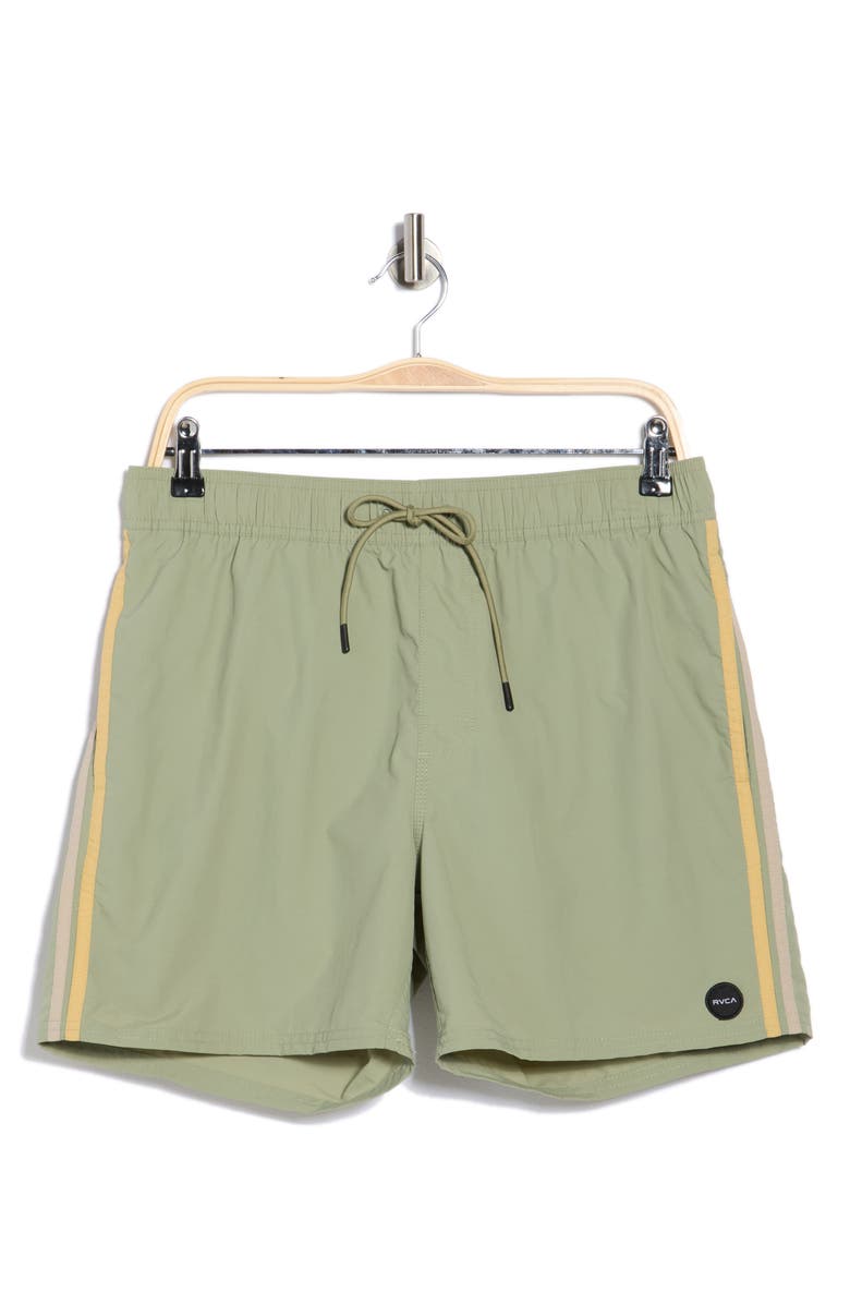 RVCA Breakout Swim Trunks, Main, color, Ranger Green