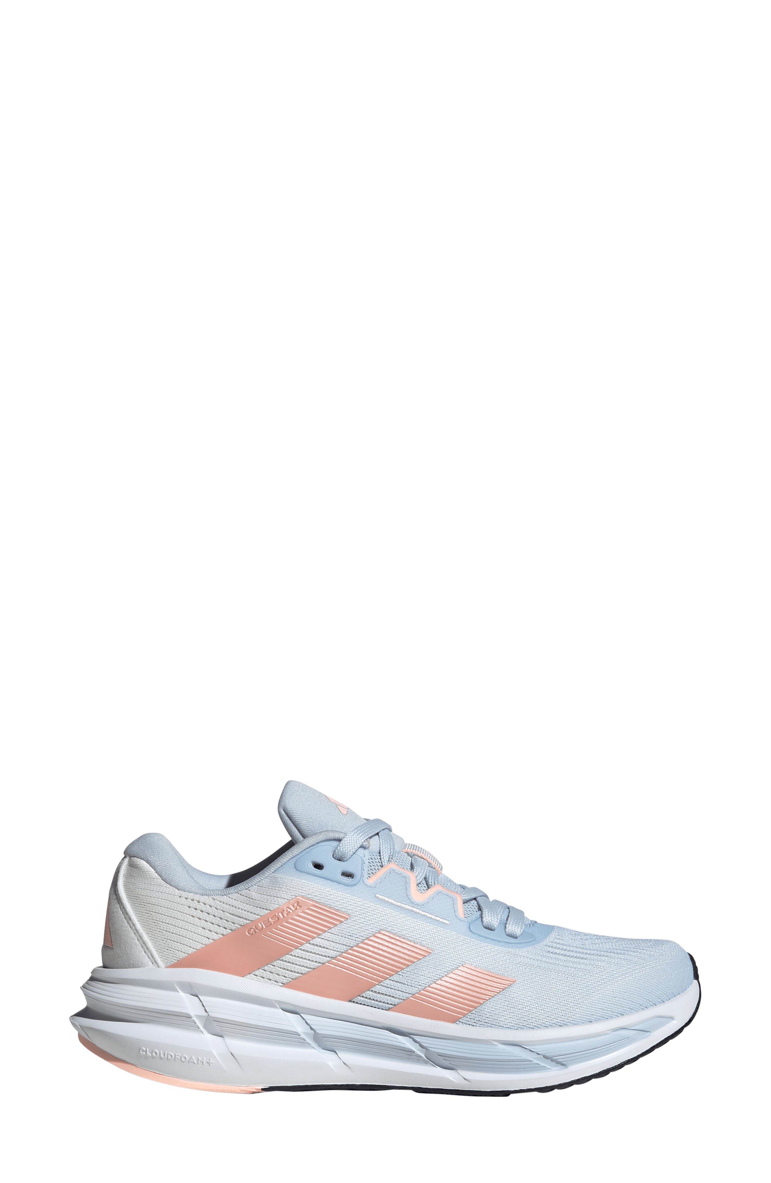 adidas Questar 3 Running Shoe, Alternate, color, Crystal Sky/ Orange/ Blue