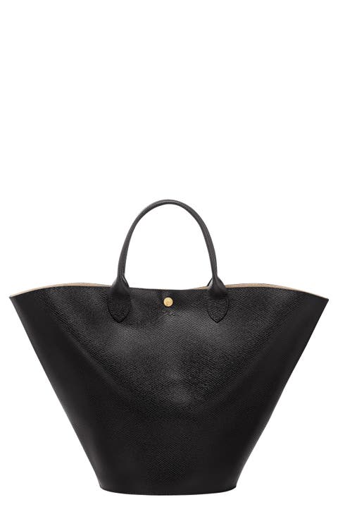 Extra Large Épure Leather Tote