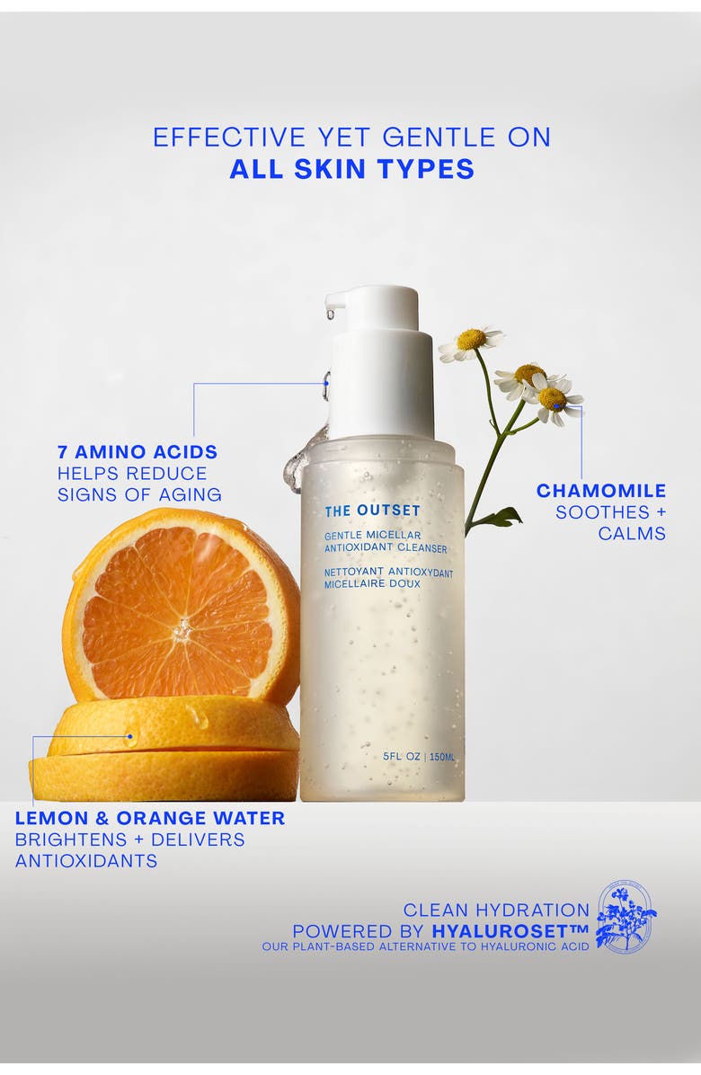 The Outset Gentle Micellar Antioxidant Cleanser, Alternate, color, 