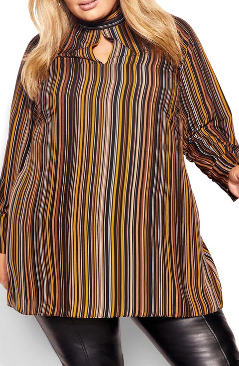 Tie Back Tunic Top (Plus)