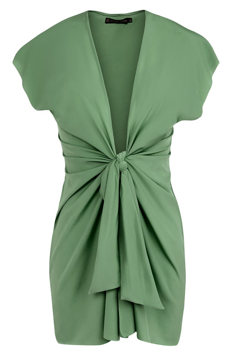 ViX Paula Hermanny Sasha Cover-Up Dress, Alternate, color, Green