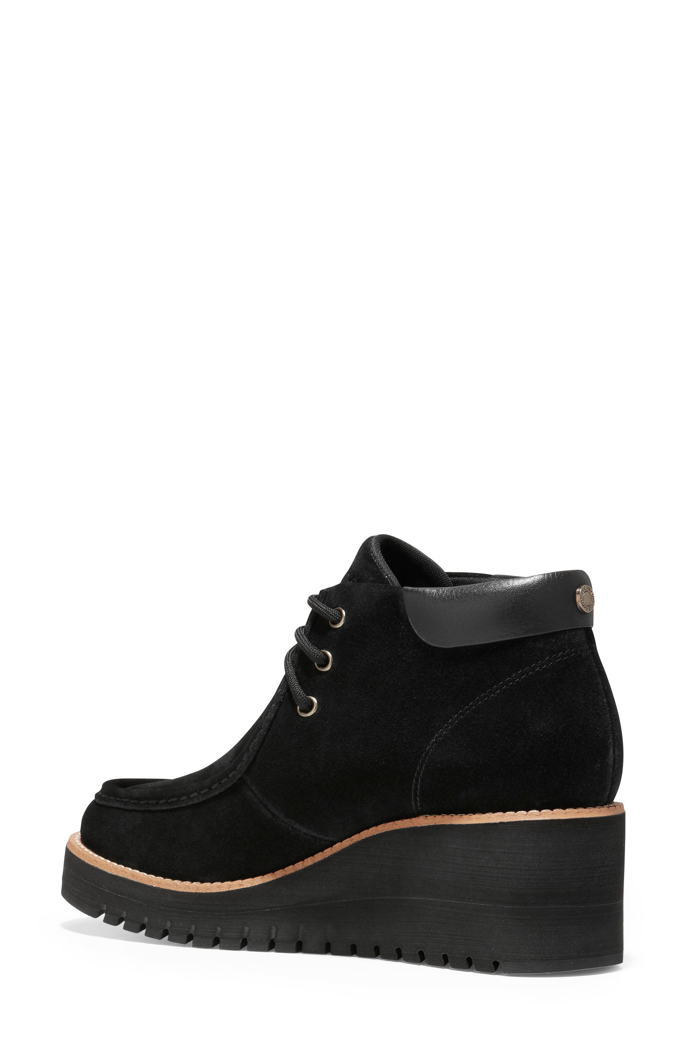 Cole Haan Zerogrand City Waterproof Wedge Bootie, Alternate, color, 