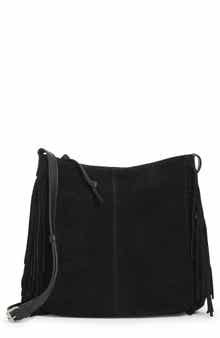 Lucky Brand Bran Nyra Suede Fringe Crossbody Bag