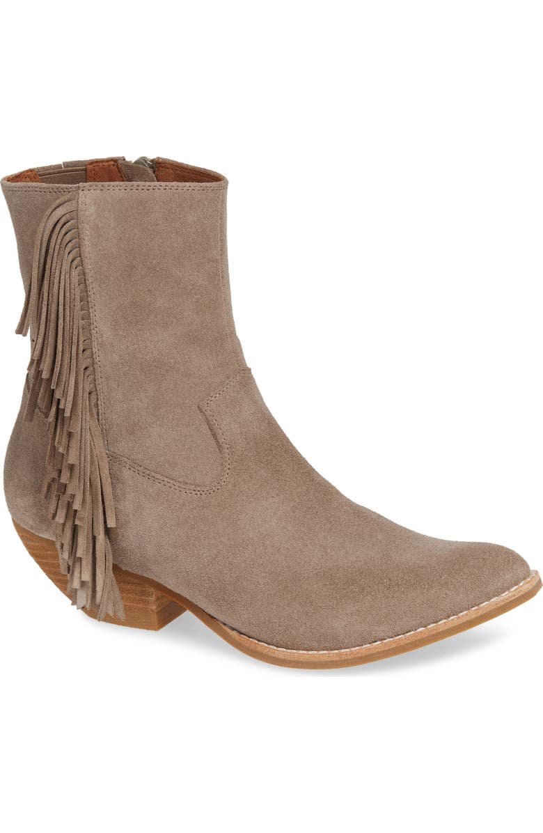 Jeffrey Campbell Hastings Fringe Bootie, Main, color,