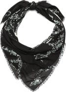 AllSaints Flight Back Large Square Scarf