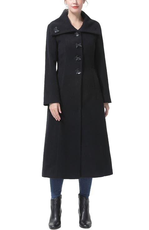 Kaeli Wool Blend Maxi Coat