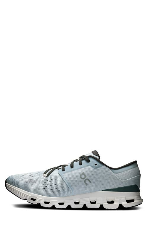 On Cloud X 4 Training Shoe In Glacier/ste