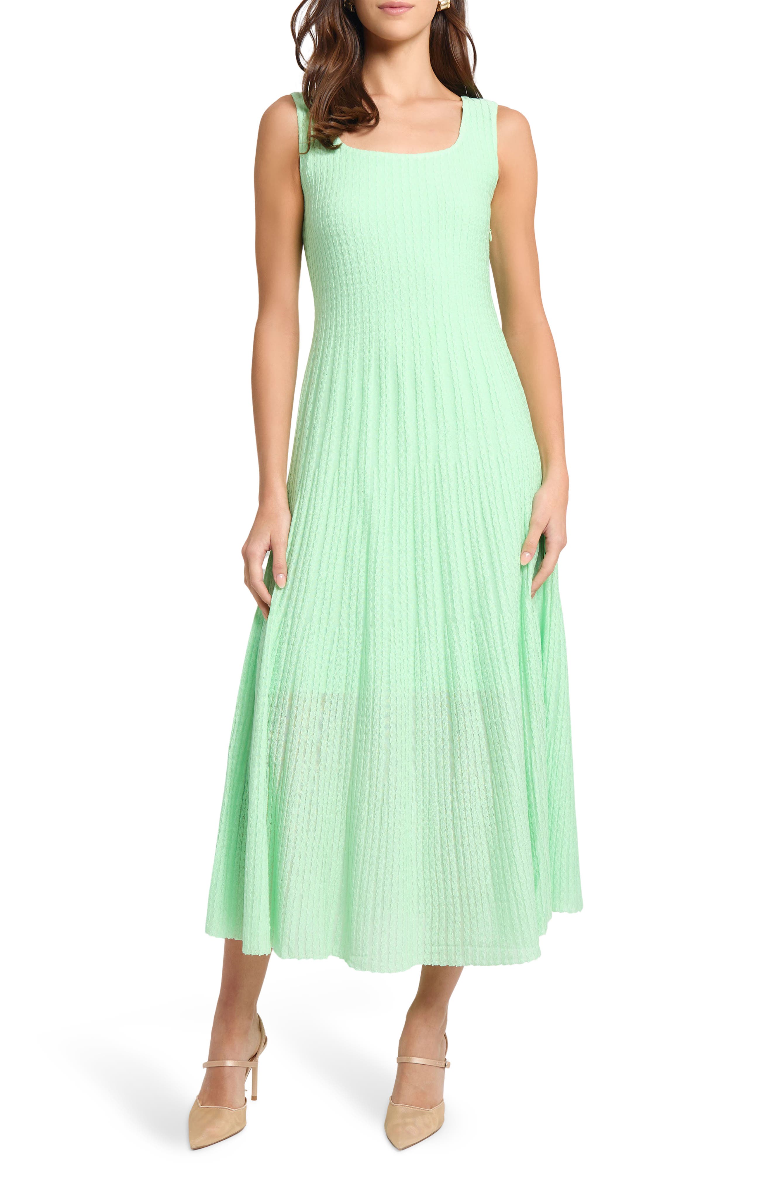 Cable Knit A-Line Dress