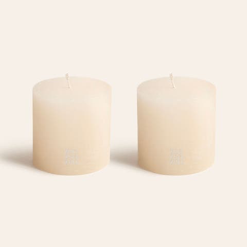 Deurne Pillar Candle 3.5 In Set of 2