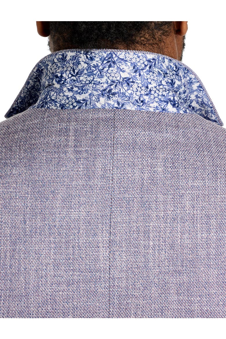Big & Tall Multi Colored Jacket-Relaxer Sport Coat, Alternate, color, PURPLE
