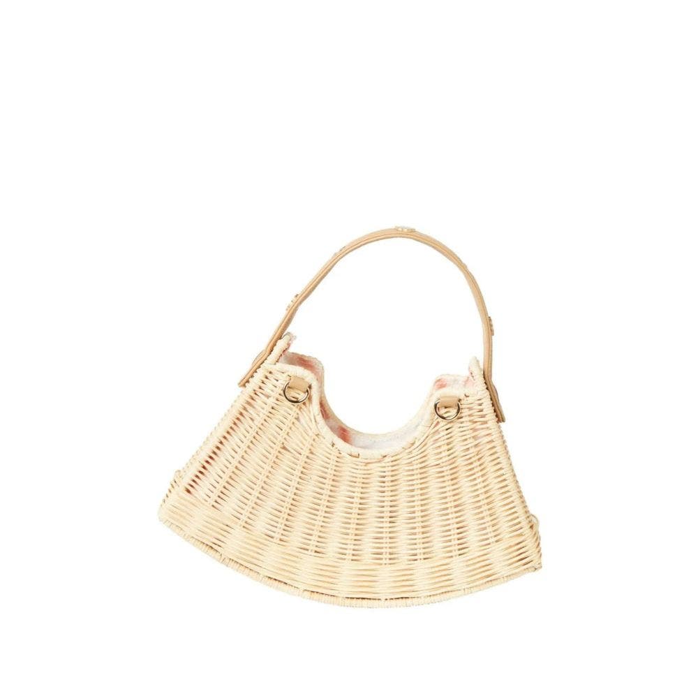 Sarah Stewart Tati Crescent Bag, Alternate, color, Ecru