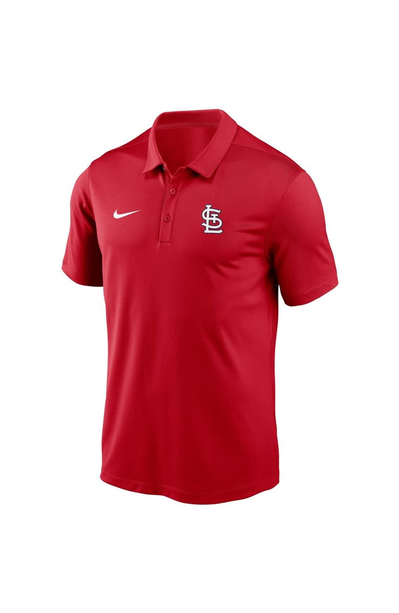 Nike Men's Nike Red St. Louis Cardinals Team Logo Franchise Performance Polo, Alternate, color, Red